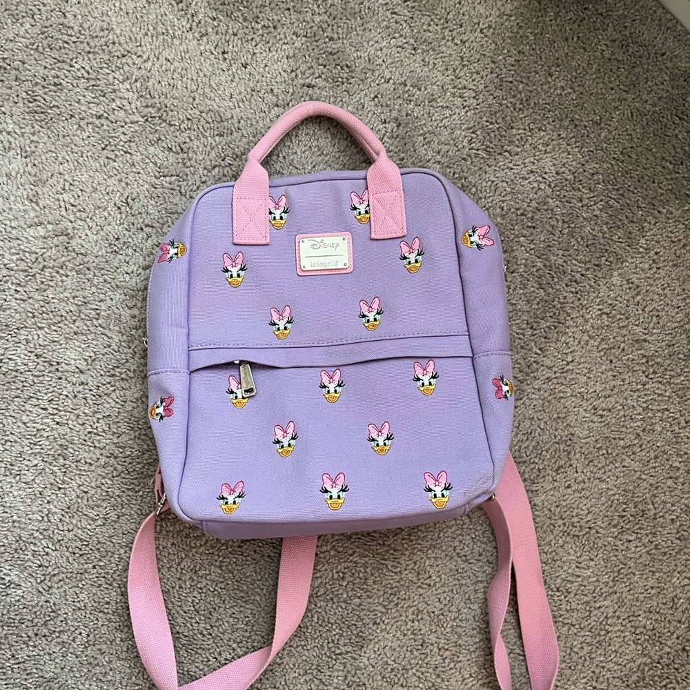 Loungefly Lavender and Pink Disney Backpack